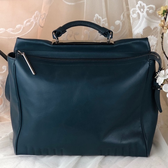 3.1 Phillip Lim Ryder Satchel Steel Blue - Picture 8 of 8